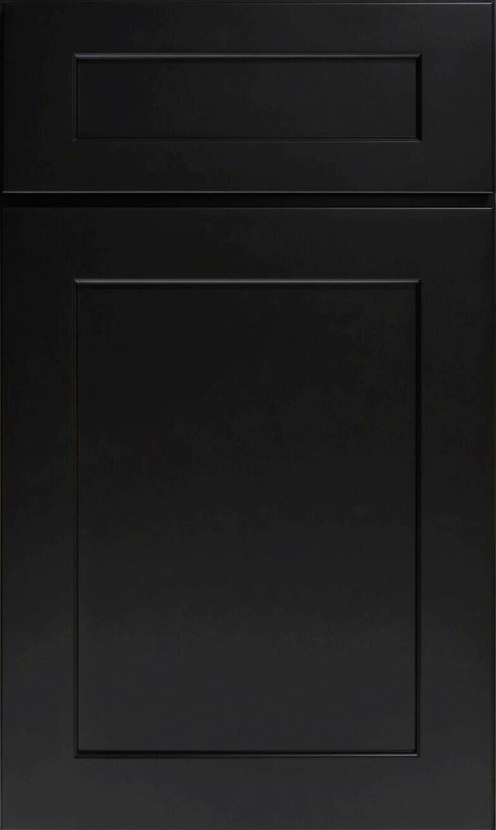 Classic Shaker — Matte Black (Cabinet Color Sample)