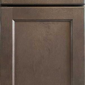 Modern Recessed Panel — Cemento (Cabinet Color Sample)