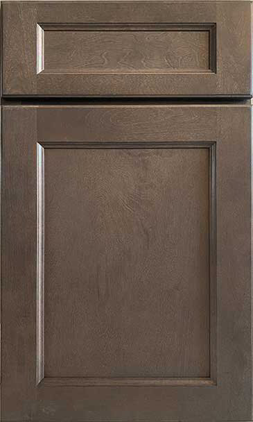 Modern Recessed Panel — Cemento (Cabinet Color Sample)