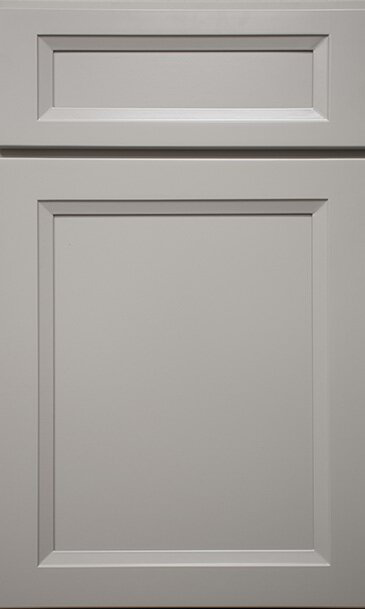 Modern Recessed Panel — Ashen (Cabinet Color Sample)