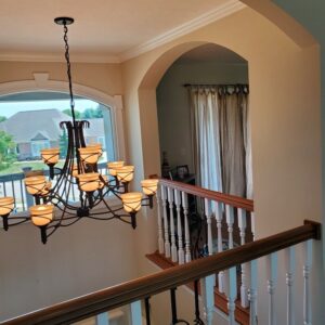 Custom archway with premium finishes and architectural detail