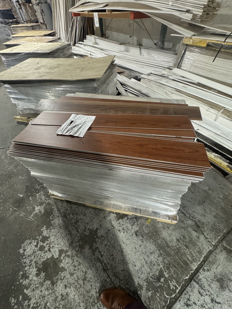 Luxury Vinyl Plank Flooring - Dark Wood Finish