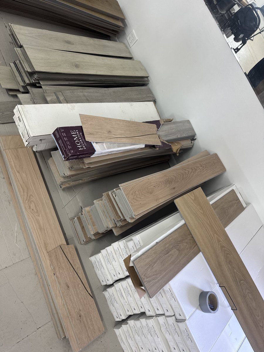 Luxury Vinyl Plank Flooring Assortment